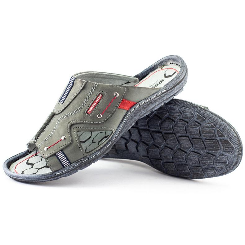 Pantofole da uomo 334GT grigie grigio 1