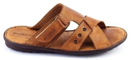 Polbut Pantofole da uomo SA05 rosse arancia 2