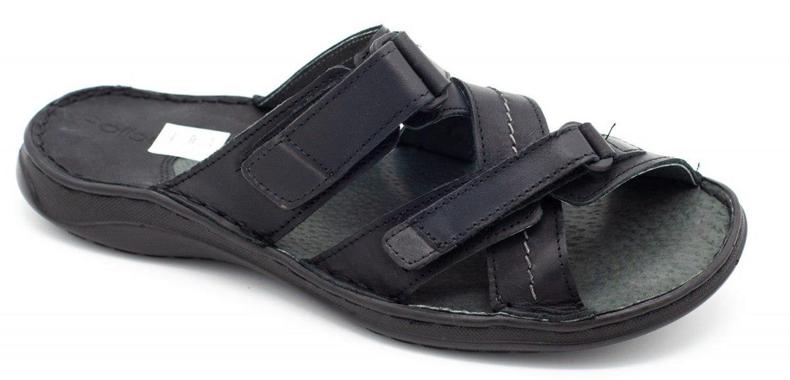 Polbut Pantofole da uomo SA06 nere nero 1