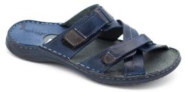 Polbut Pantofole da uomo SA06 blu navy 1