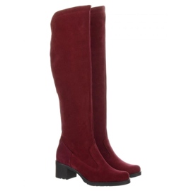 Olivier Stivali isolanti Agnes bordeaux rosso 1