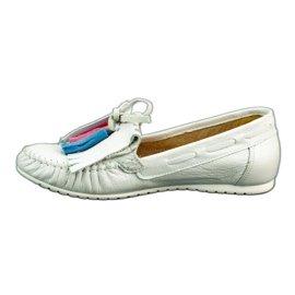 Lewski Mocassini donna 2673 bianco perla bianca 1