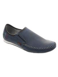Lemar Mocassini da uomo blu navy 911 1