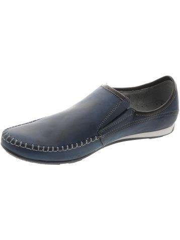 Lemar Mocassini da uomo blu navy 911 2