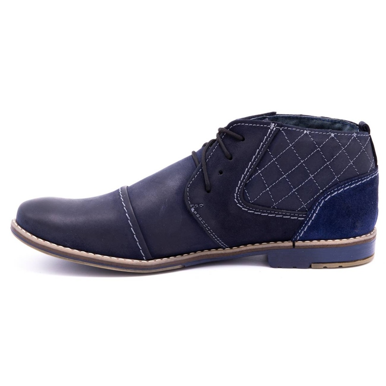 Olivier Scarpe trapuntate uomo 254 blu navy 1