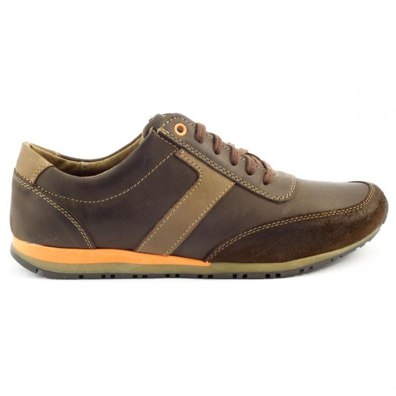 Scarpe da uomo marroni 293GT marrone 1