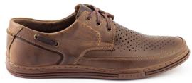Polbut Scarpe da uomo traforate J44L marroni marrone 1