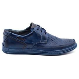 Polbut Scarpe traforate da uomo J44L blu navy 1