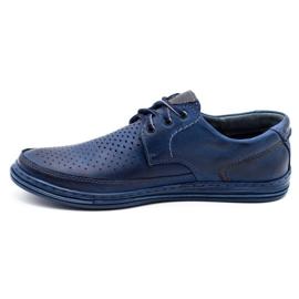 Polbut Scarpe traforate da uomo J44L blu navy 2
