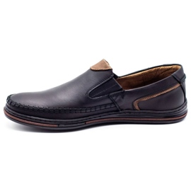 Polbut Scarpe uomo mocassini 09 nero 1