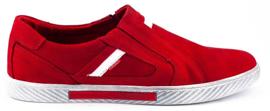 Polbut Scarpe slip-on da uomo JO21 rosse rosso 1