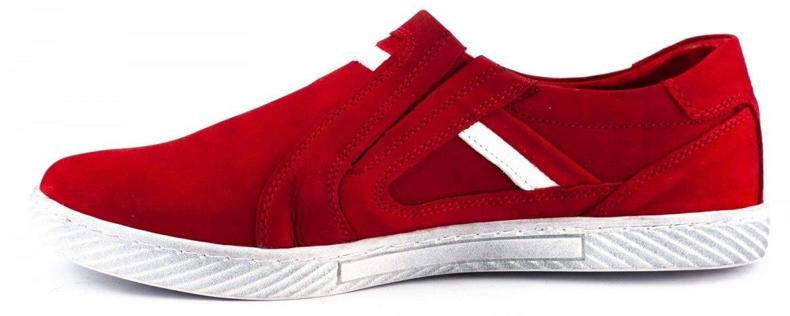 Polbut Scarpe slip-on da uomo JO21 rosse rosso 2