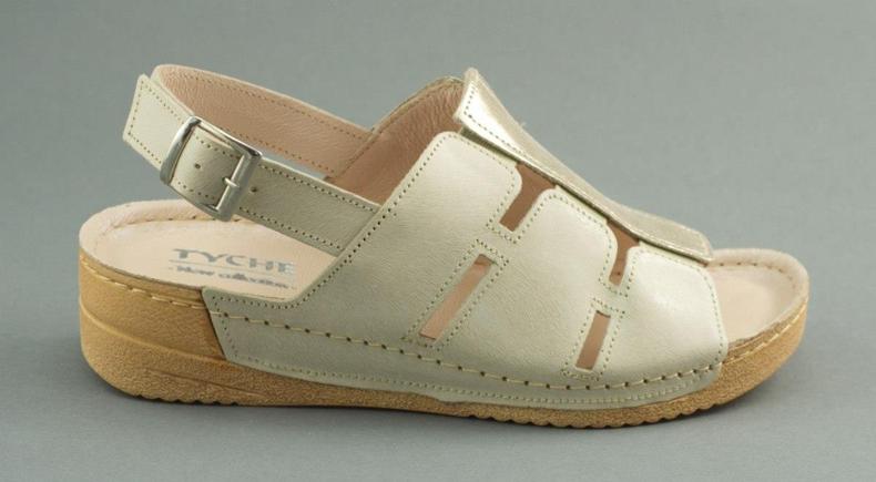 Tyche Sandali da donna 584 beige chiaro 1