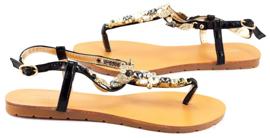 Sandali neri 6506 da donna nero 1