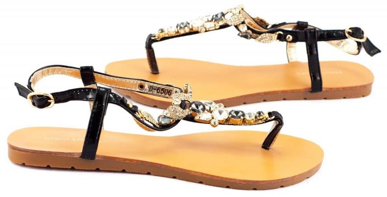 Sandali neri 6506 da donna nero 1