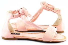 Sandali da donna annodati 6121 rosa 2