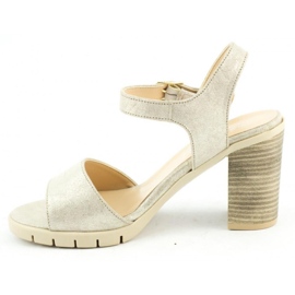 Mariettas Sandali sul palo 2713702 oro beige d'oro 1