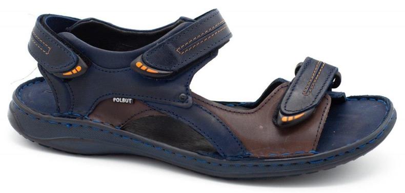 Polbut Sandali SA04 blu navy con marrone multicolore 1