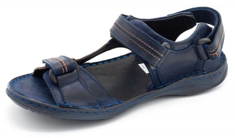 Polbut Sandali SA04 blu navy con marrone multicolore 2