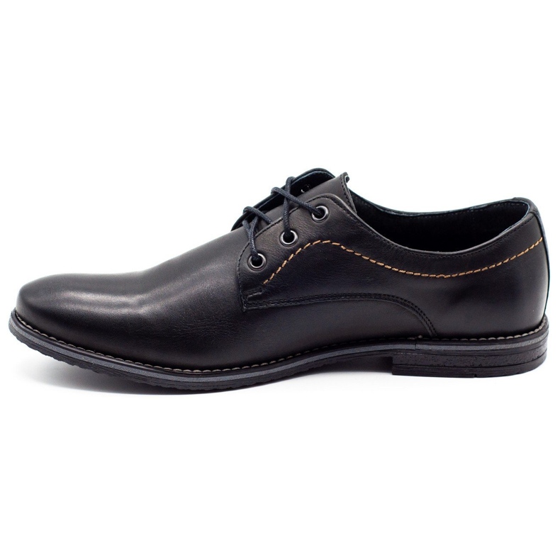 ABIS Scarpe da uomo in pelle 4149 grana nera nero 1