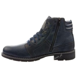 Mario Pala 323 stivali da neve blu navy 1
