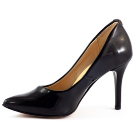 Saway Tacchi alti da donna 2333 vernice nera nero 1