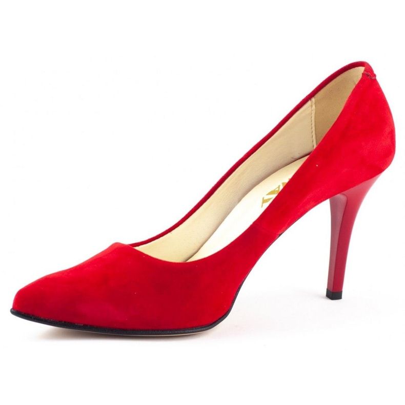 Saway Tacchi a spillo da donna 2333 in camoscio rosso 1