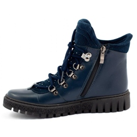 Dolce Pietro Stivali da donna 2055 blu navy 1