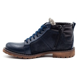 Mario Pala Scarpe invernali da uomo 865MP blu navy 1