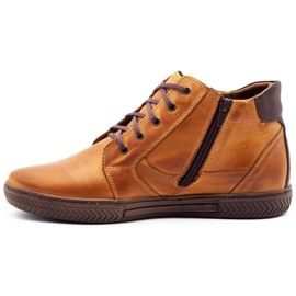 Polbut Scarpe invernali da uomo J47F rosse arancia 1