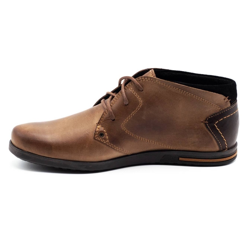 Polbut Scarpe isolate marroni da uomo C37F marrone 1