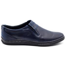 Polbut Scarpe da uomo slip 362E blu navy 1