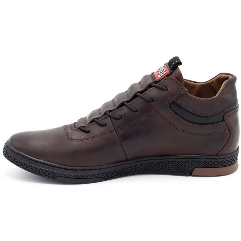 Polbut Scarpe invernali da uomo K26F testa di moro marrone 1