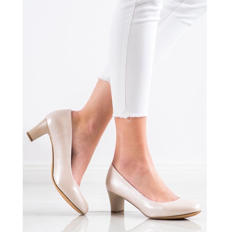 Evento Décolleté beige lucido 1