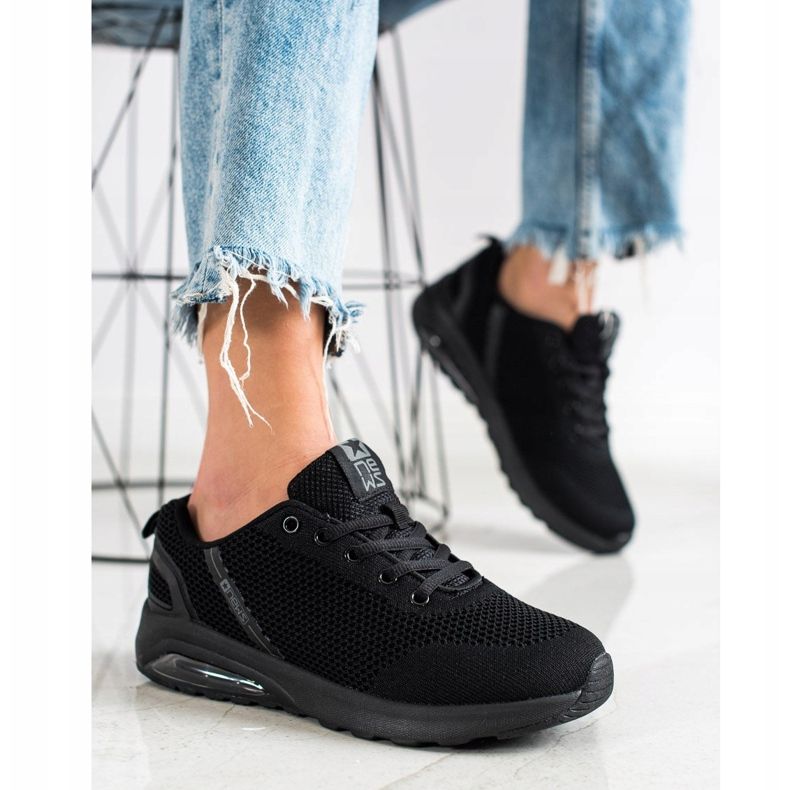 SHELOVET Sneakers Nere Con Rete nero 1