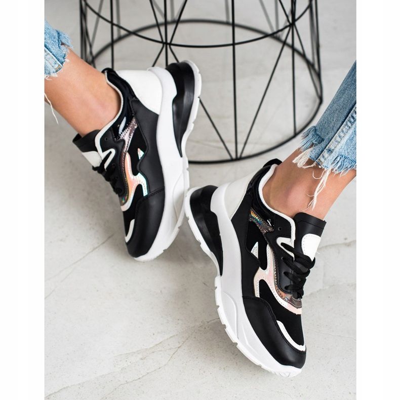 Sweet Shoes Scarpe da ginnastica nere alla moda nero 1