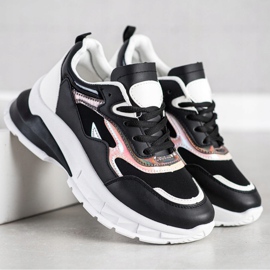 Sweet Shoes Scarpe da ginnastica nere alla moda nero 2