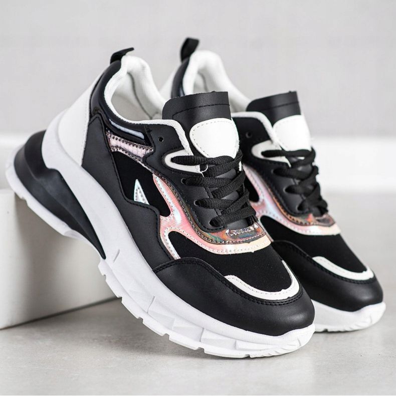 Sweet Shoes Scarpe da ginnastica nere alla moda nero 2