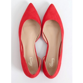 Ballerine con taglio rosso MM-593 Red 1
