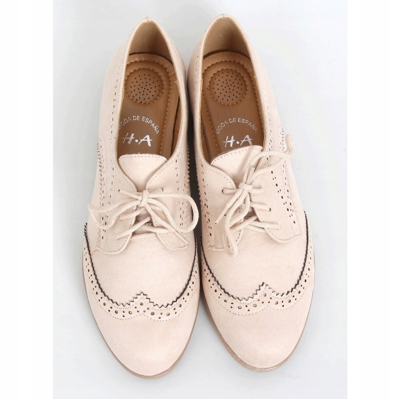 Mocassini stringati Beis beige 1