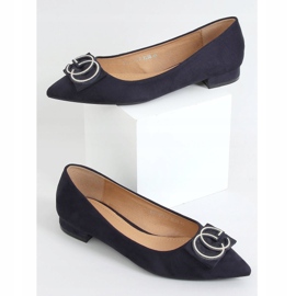 Ballerine mandorla blu navy punte FM3107A D.BLUE 1