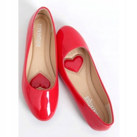 Ballerine laccate rosse 9988-60 Rosso 1
