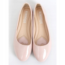 Ballerine in vernice beige-rosa 9988-60 Nude 1