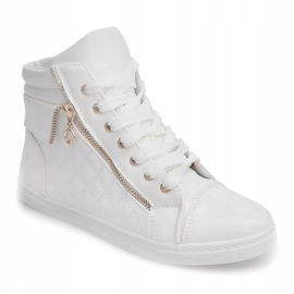 Sneakers alte ZJY-C130 Bianco bianca 1
