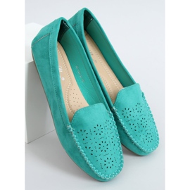 Mocassini traforati verdi XR-1R6 Green verde 1