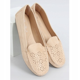 Mocassini traforati beige XR-1R6 Beige 1