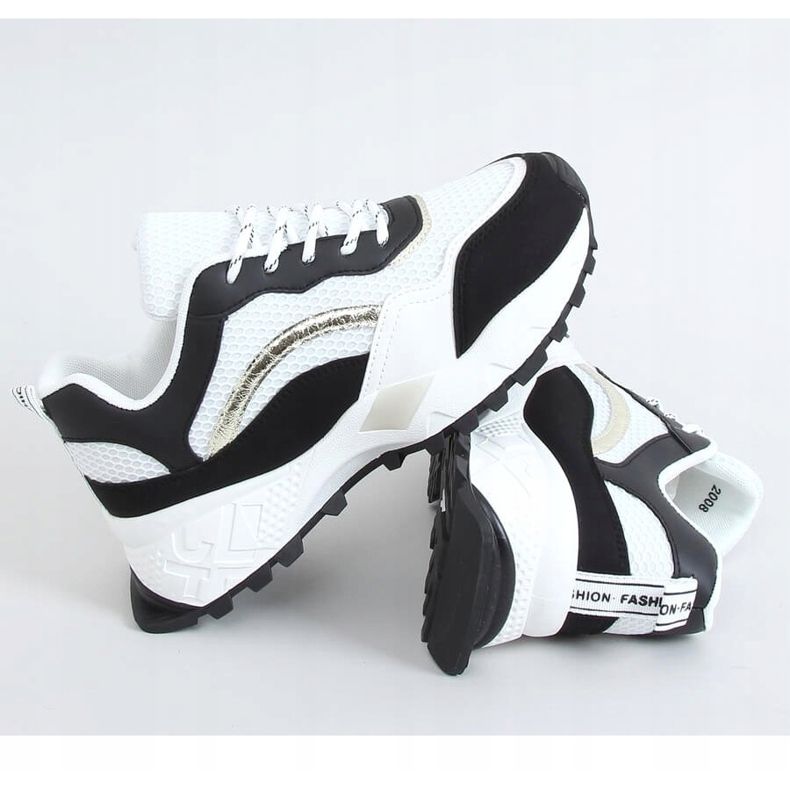 Scarpe sportive 2008 in bianco e nero bianca 1