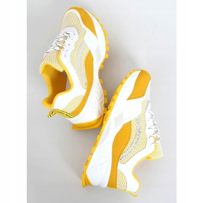2008 Scarpe sportive gialle e bianche bianca giallo 1