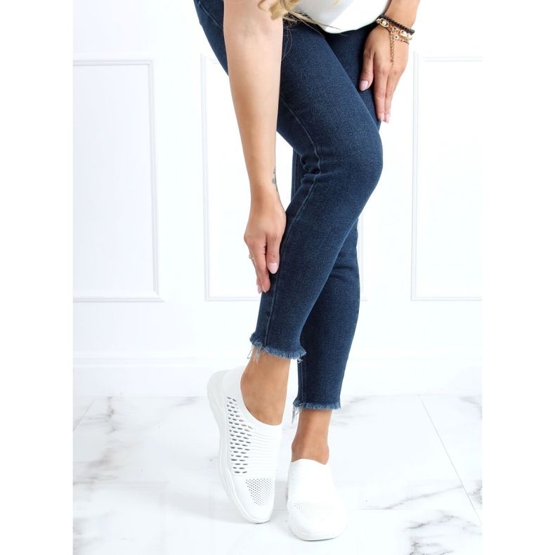 Calze sportive bianche 9862 Bianco 1