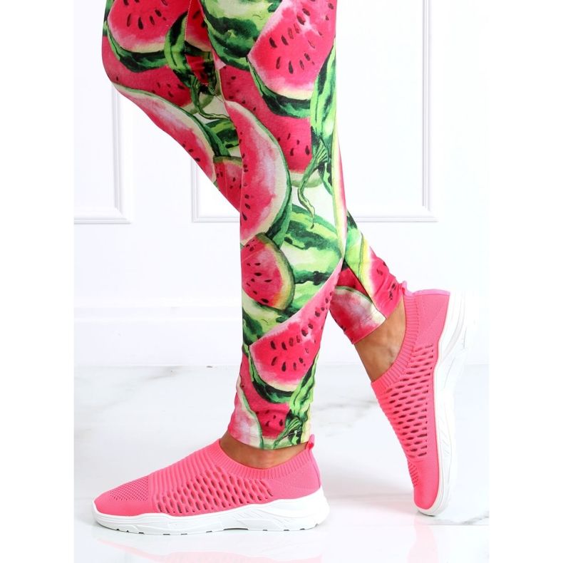 Rosa 9862 Fushia calzini scarpe sportive 2